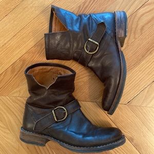 Fiorentini+Baker brown boots. So comfortable and cool. 37 1/2.